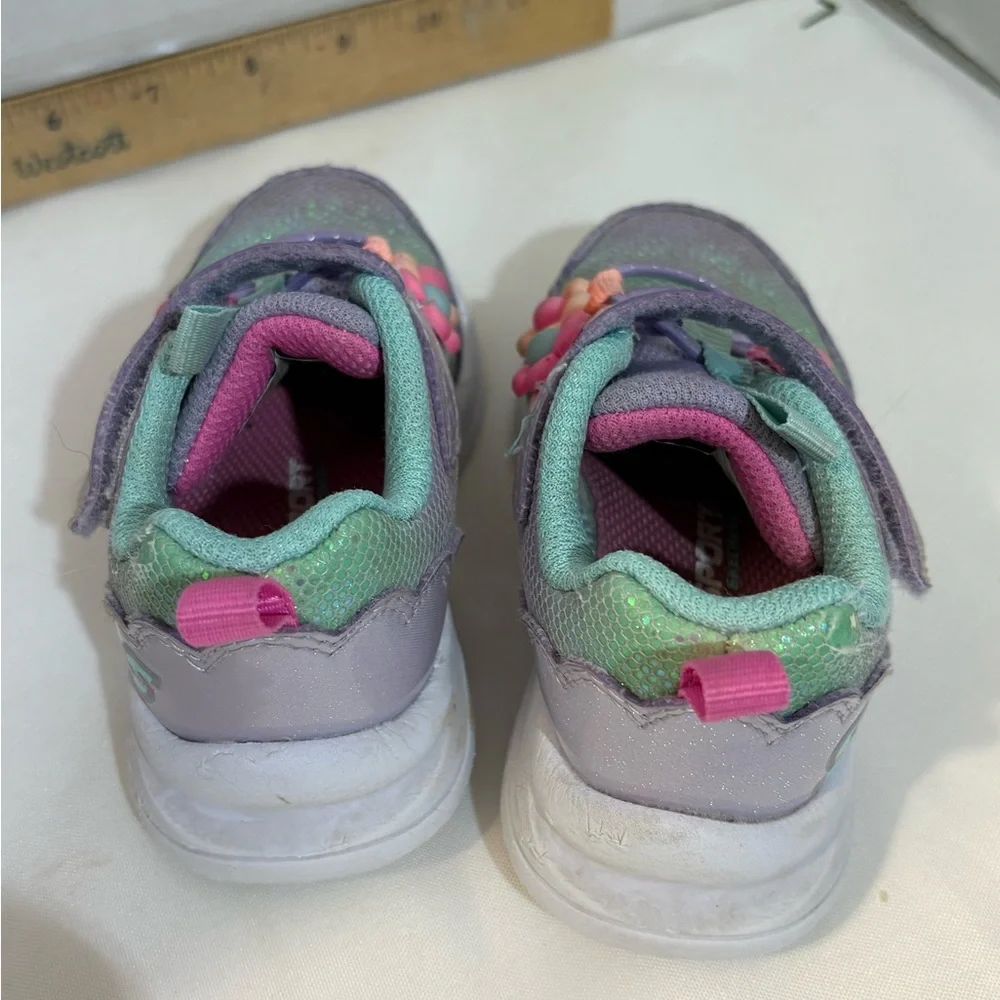 S Sport by Skechers Toddler Girls Clair‎ Fashion School Sneakers Lavender Size 5